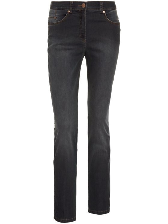 Corrigerende Comfort Plus-jeans model Caren Van Raphaela by Brax zwart Kopen